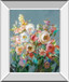 Joy Of The Garden I By Danhui Nai - Mirror Framed Print Wall Art - Pink