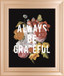 Floral Sentiment I Black By Wild Apple Portfolio - Framed Print Wall Art - Black