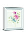 Cottage Garden II Shiplap By Danhui Nai - Mirror Framed Print Wall Art - White