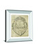 Letter Crest IIa Vintage V2 By Wild Apple Portfolio - Mirror Framed Print Wall Art - Beige