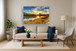 Tempered Glass With Foil - Lake By the Mountain - Yellow