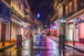 Tempered Glass With Foil - Bourbon Street New Orleans - Purple