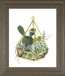 22x26 Wild Terrarium I By Grace Popp - Green