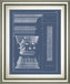 22x26 Column & Cornice Blueprint I By Vision Studio - Blue