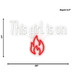 Neon This Girl Is On Fire - Dark Gray