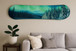 Snowboard - Northern Lights - Blue