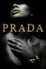 Gilded Shadow Glamour - 32" x 48" Framed Wall Art - Black