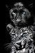Azure Gaze Duo - 40" x 60" Framed Wall Art - Black