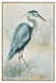 Azure Wading Grace - 39" x 24" Framed Wall Art - Beige
