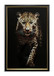 Golden Stalk - 24" x 36" Framed Wall Art - Black