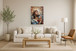 Radiant Prayer Reverence - 28" x 40" Framed Wall Art - Dark Brown