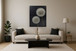 Silent Drift - 36" x 48" Framed Wall Art - Black