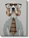 Dapper Hound Boss - 30" x 40" Framed Wall Art
