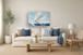 Gusty Sail Aglow - 33" x 48" Framed Wall Art
