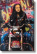 Graffiti Rider - 32" x 47" Framed Wall Art - Black
