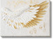 Radiant Feathered Uplift - 35" x 47" Framed Wall Art - White