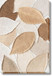 Textured Autumn Whimsy - 32" x 47" Framed Wall Art - Beige