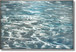 Shimmering Aqua Drift - 32" x 47" Framed Wall Art