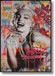 Vivid Popstar Mirth - 28" x 40" Framed Wall Art - Red