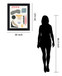 Playful Shapes - 28" x 34" Framed Wall Art