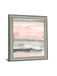 Blushed Horizon Mist - 28" x 34" Framed Wall Art - Pink