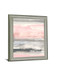 Blushed Horizon Mist - 28" x 34" Framed Wall Art - Pink