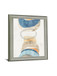 Stacked Serene Shapes - 28" x 34" Framed Wall Art - Beige