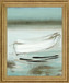 Tranquil Drift - 28" x 34" Framed Wall Art - Light Blue
