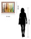 Sunlit Silhouettes - 28" x 34" Framed Wall Art - Yellow
