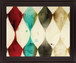 Vivid Hourglass - 28" x 34" Framed Wall Art - Beige
