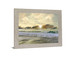 Sunlit Breakers - 28" x 34" Framed Wall Art - Beige