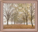 Golden Mist Avenue - 28" x 34" Framed Wall Art - Light Brown