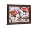 Blushing Petal Burst - 28" x 34" Framed Wall Art - Pink