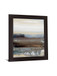 Dawned Layers - 28" x 34" Framed Wall Art - Gray