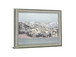 Frosted Divide - 28" x 34" Framed Wall Art - Gray