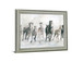 Galloping Mist - 28" x 34" Framed Wall Art - Gray