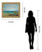 Tranquil Tides - 28" x 34" Framed Wall Art - Light Blue