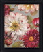 Crimson Dahlia Medley - 28" x 34" Framed Wall Art - Red