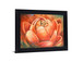 Saffron Petal Radiance - 28" x 34" Framed Wall Art - Orange