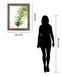 Verdant Splash - 28" x 34" Framed Wall Art - Green