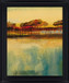 Sunrise Reflection - 28" x 34" Framed Wall Art - Yellow