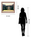 Golden Bridge Glow - 28" x 34" Framed Wall Art - Dark Gray