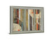 Retro Zenith - 28" x 34" Framed Wall Art - Light Brown