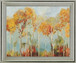 Amber Canopy - 28" x 34" Framed Wall Art - Yellow