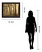 Misty Golden Grove - 28" x 34" Framed Wall Art - Light Brown