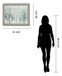 Frosted Grove - 28" x 34" Framed Wall Art - Gray