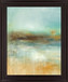 Mist Over Dunes - 28" x 34" Framed Wall Art - Light Blue
