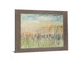 Misty Sunrise Meadow - 28" x 34" Framed Wall Art - Green