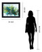 Verdant Surge - 28" x 34" Framed Wall Art - Green