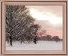 Icy Dawnview - 28" x 34" Framed Wall Art - Pink